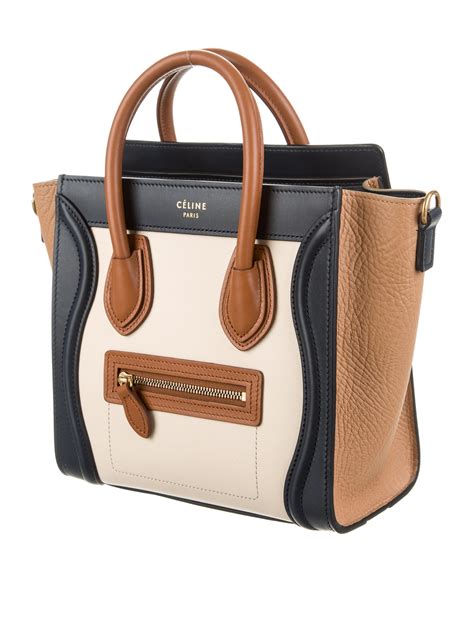 celine nano luggage organizer|Celine large phantom luggage tote.